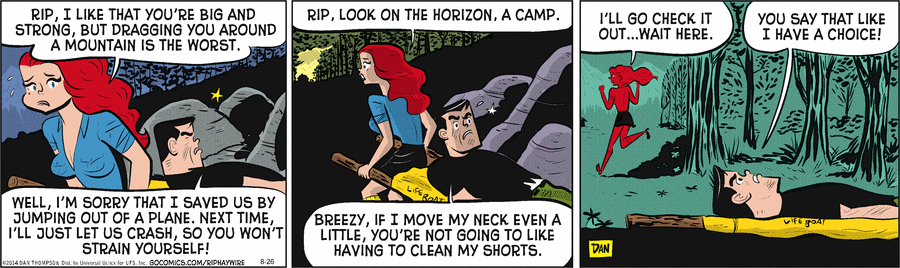 Rip Haywire Comic Strip for August 26, 2014 