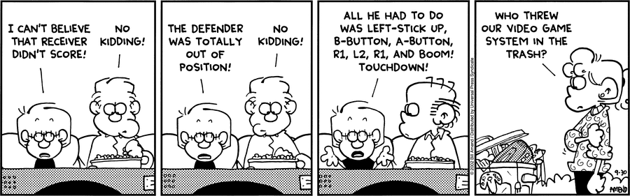 FoxTrot Comic Strip for September 30, 2002 