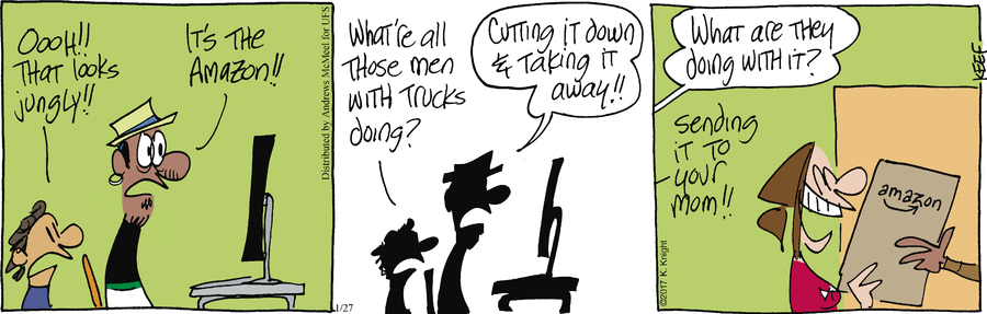 The Knight Life Comic Strip for January 27, 2017 