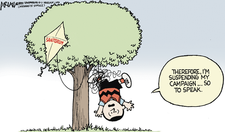 Robert Ariail Comic Strip for April 14, 2012 