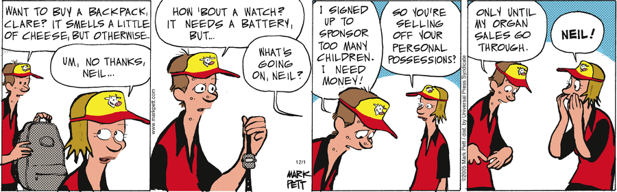 Lucky Cow Comic Strip for December 01, 2005 