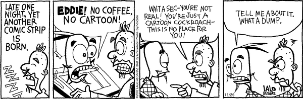 La Cucaracha Comic Strip for November 25, 2002 