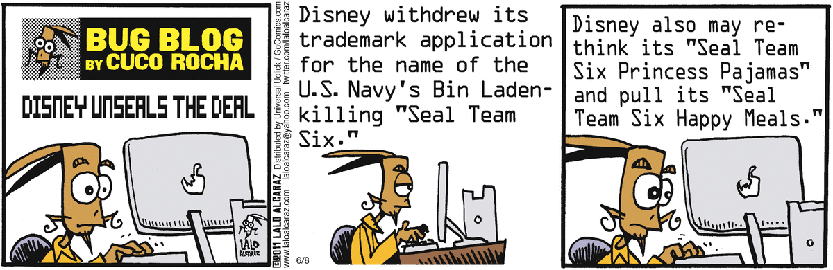 La Cucaracha Comic Strip for June 08, 2011 