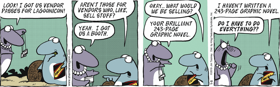 Sherman's Lagoon Comic Strip for January 05, 2019 