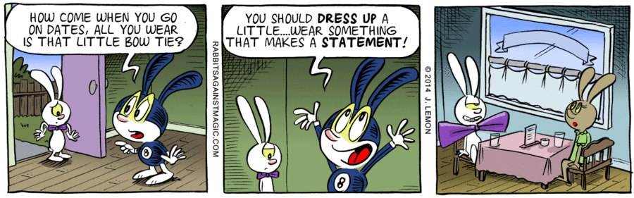 Rabbits Against Magic Comic Strip for May 24, 2014 
