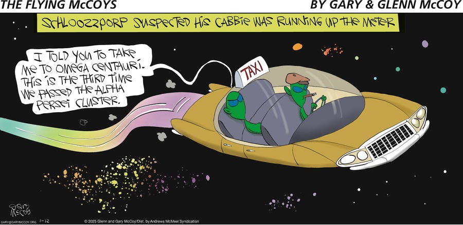 The Flying McCoys Comic Strip for January 12, 2025 
