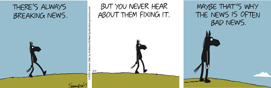 Dark Side of the Horse Comic Strip for February 07, 2025 