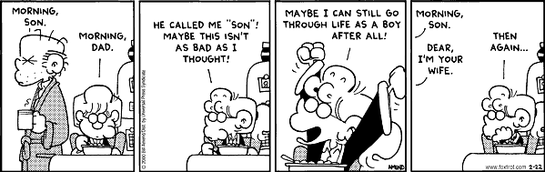 FoxTrot Comic Strip for February 22, 2000 