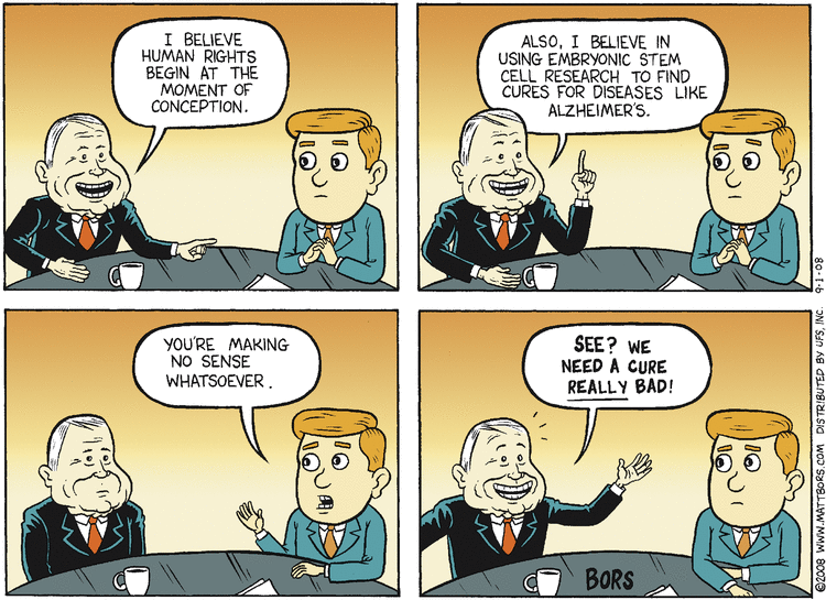 Matt Bors Comic Strip for September 01, 2008 