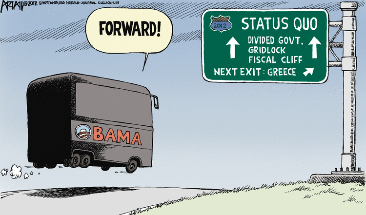 Robert Ariail Comic Strip for November 09, 2012 