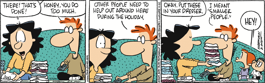 Baby Blues Comic Strip for December 22, 2009 