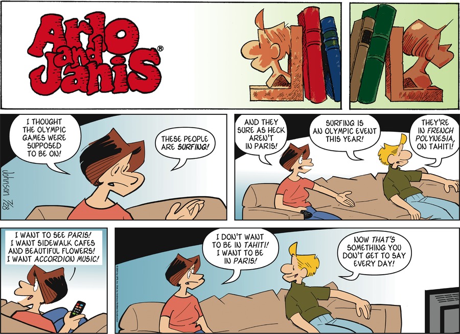 Arlo and Janis Comic Strip for July 28, 2024 