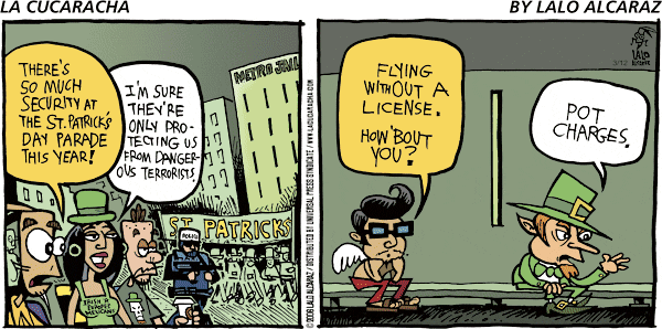 La Cucaracha Comic Strip for March 12, 2006 