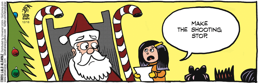 La Cucaracha Comic Strip for December 18, 2015 