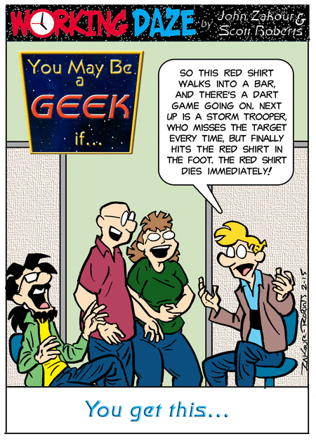 Working Daze Comic Strip for February 15, 2025 