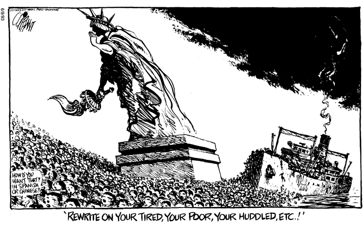 Pat Oliphant Comic Strip for June 09, 1993 
