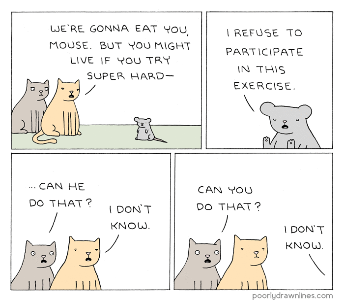 Poorly Drawn Lines Comic Strip for April 08, 2019 