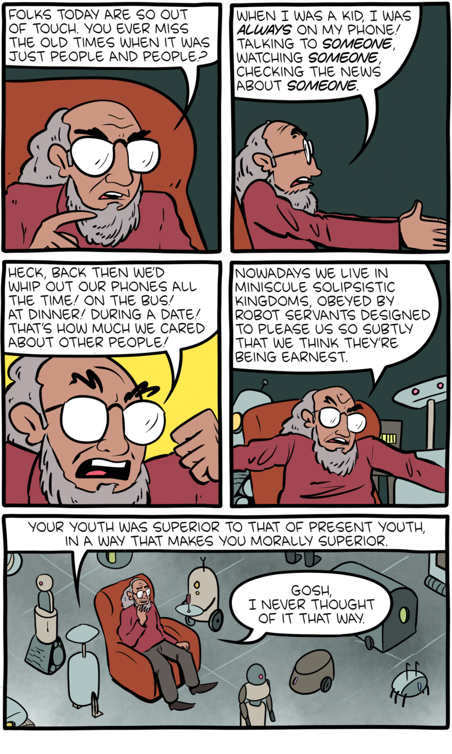 Saturday Morning Breakfast Cereal Comic Strip for February 12, 2025 