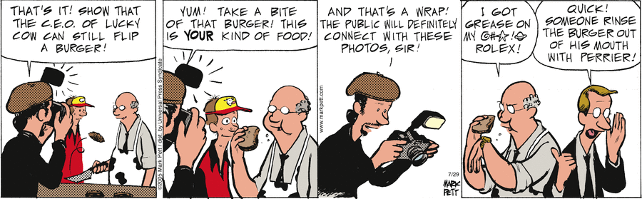 Lucky Cow Comic Strip for July 29, 2005 