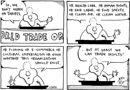 Joel Pett Comic Strip for November 30, 1999 