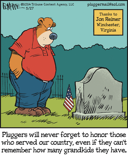 Pluggers Comic Strip for May 27, 2024 