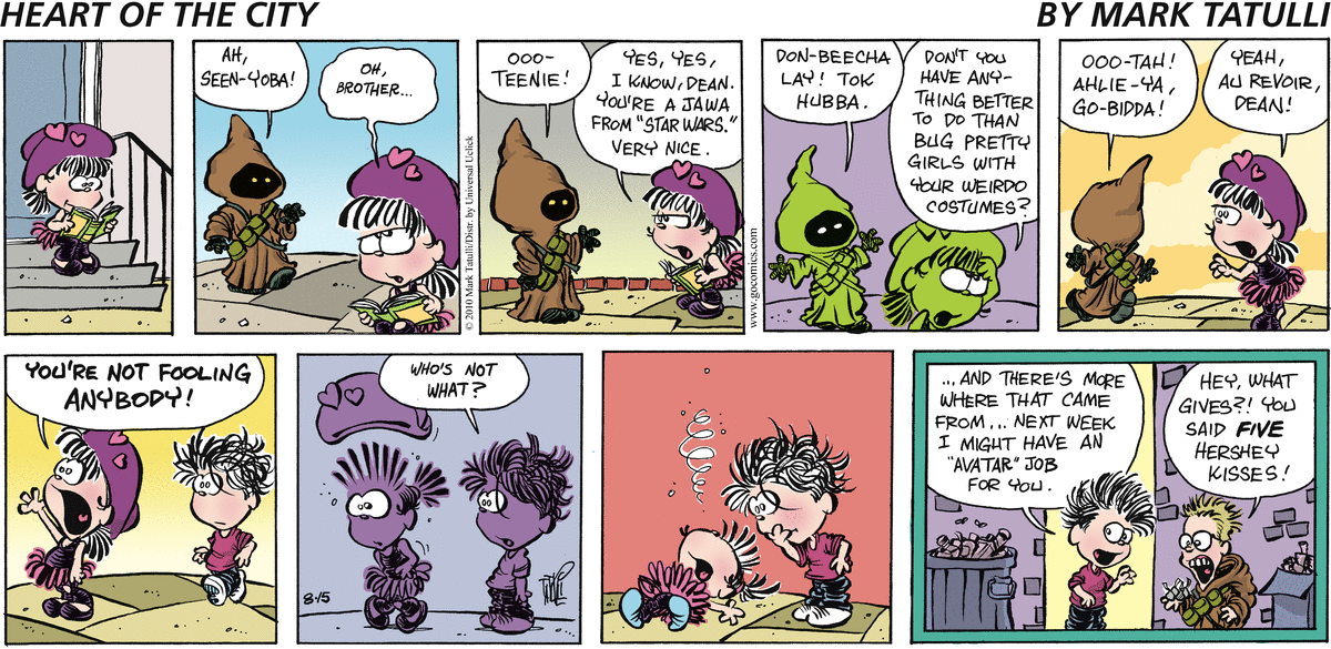 Heart of the City Comic Strip for August 15, 2010 