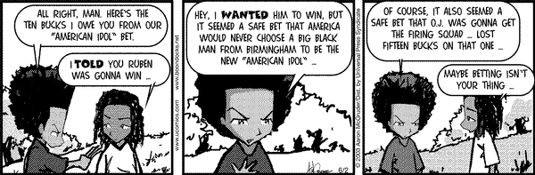 The Boondocks Comic Strip for January 03, 2011 