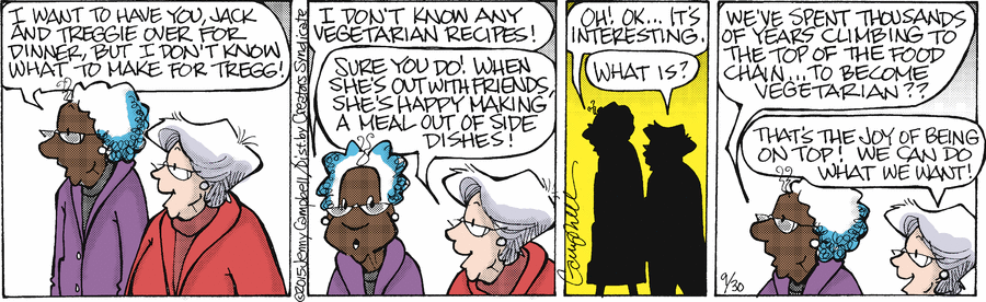 Flo and Friends Comic Strip for September 30, 2015 