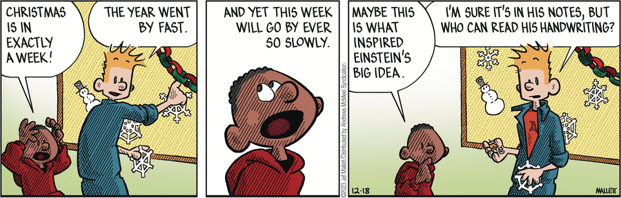 Frazz Comic Strip for December 18, 2023 