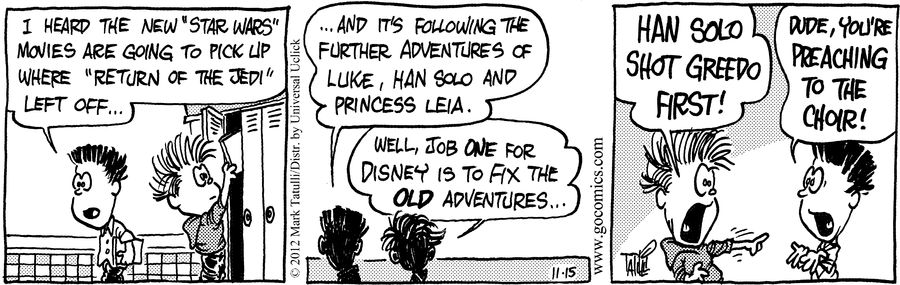 Heart of the City Comic Strip for November 15, 2012 