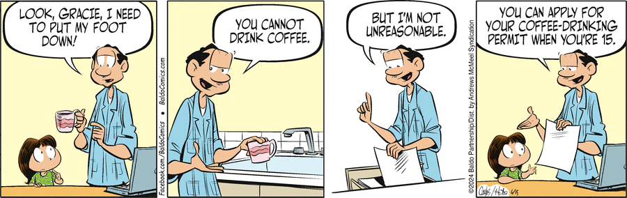 Baldo Comic Strip for June 15, 2024 