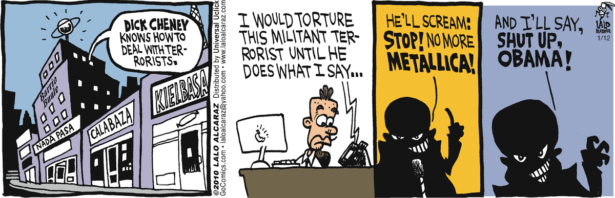 La Cucaracha Comic Strip for January 12, 2010 