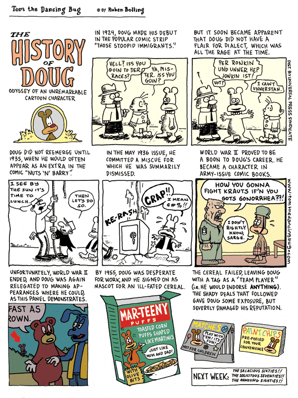 Tom the Dancing Bug Comic Strip for August 23, 2008 