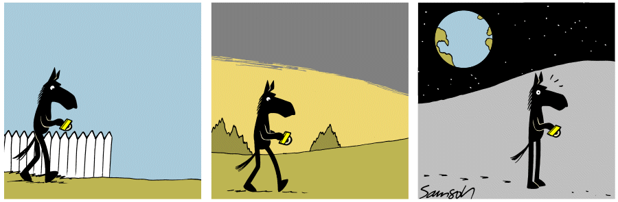 Dark Side of the Horse Comic Strip for August 28, 2013 