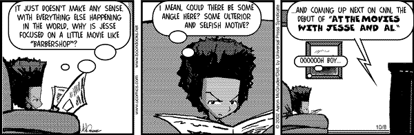 The Boondocks Comic Strip for May 11, 2010 