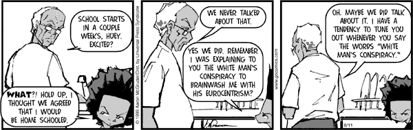 The Boondocks Comic Strip for March 14, 2014 