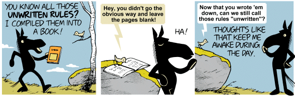 Dark Side of the Horse Comic Strip for October 21, 2011 