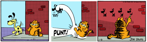 Garfield Comic Strip for January 09, 1980 