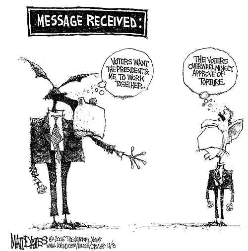 Matt Davies Comic Strip for November 08, 2006 