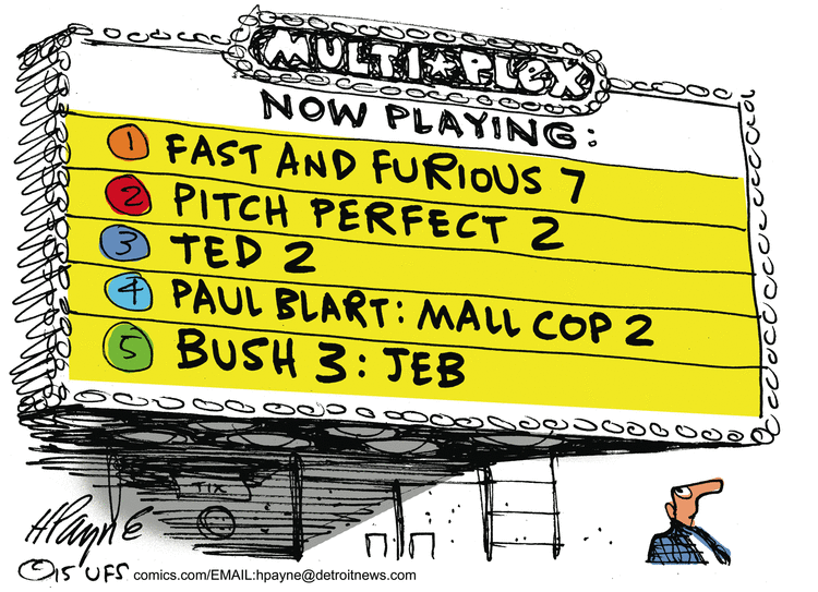 Henry Payne Comic Strip for June 15, 2015 