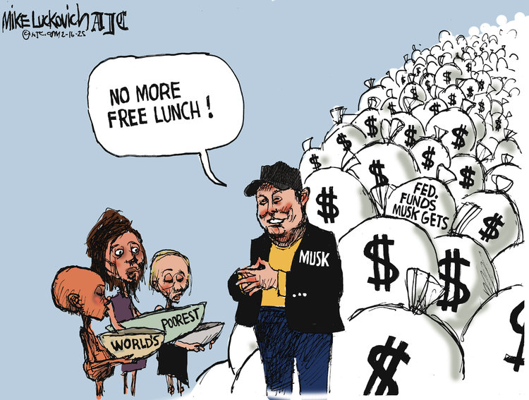 Mike Luckovich Comic Strip for February 16, 2025 