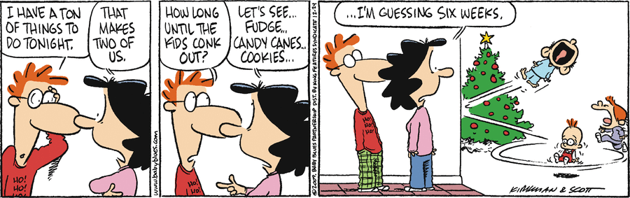 Baby Blues Comic Strip for December 24, 2009 