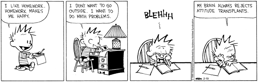 Calvin and Hobbes Comic Strip for February 19, 2025 