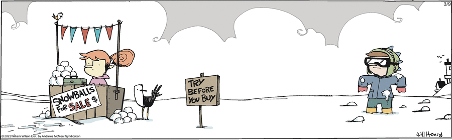 Wallace the Brave Comic Strip for March 09, 2023 