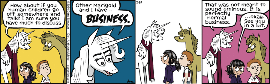 Phoebe and Her Unicorn Comic Strip for February 28, 2024 