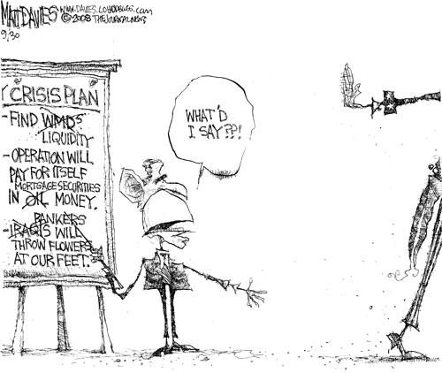 Matt Davies Comic Strip for September 30, 2008 