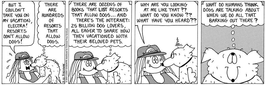 Cathy Classics Comic Strip for August 10, 2000 
