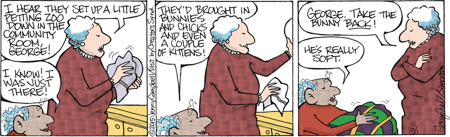 Flo and Friends Comic Strip for October 01, 2015 