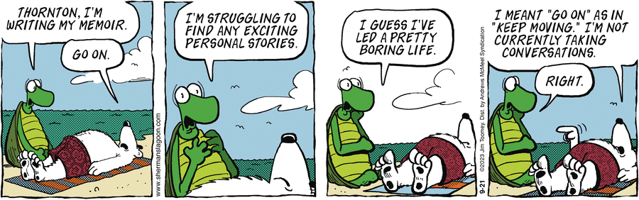 Sherman's Lagoon Comic Strip for September 21, 2023 