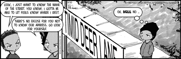 The Boondocks Comic Strip for May 03, 2011 